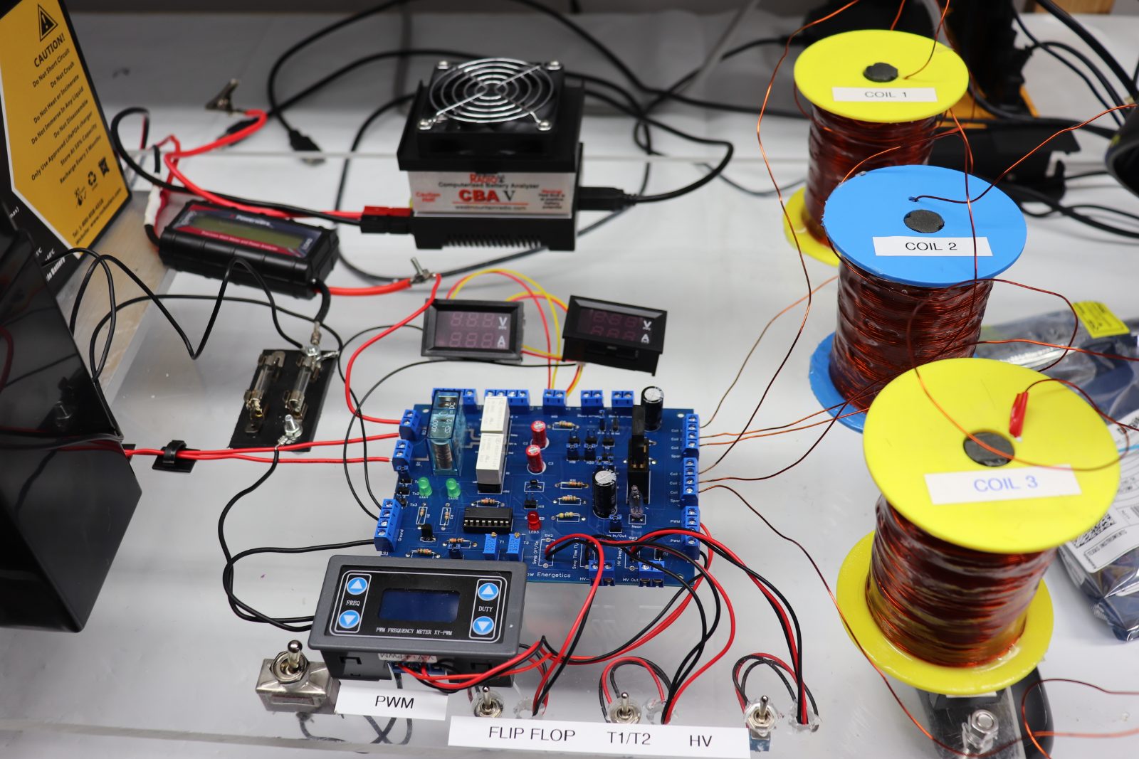 Hands-on coil tutorial bench
